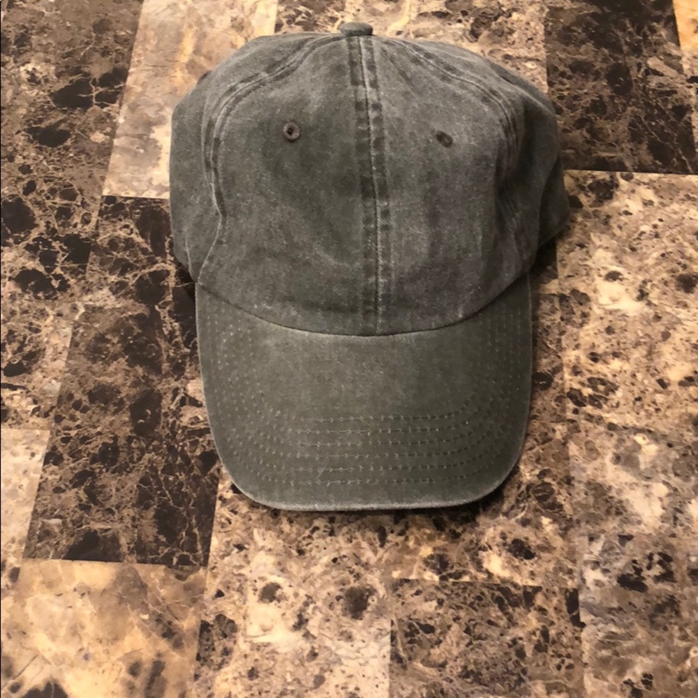 Denim Green fitted hat